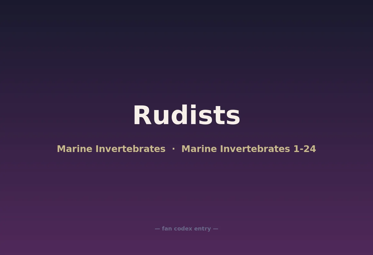 Rudists