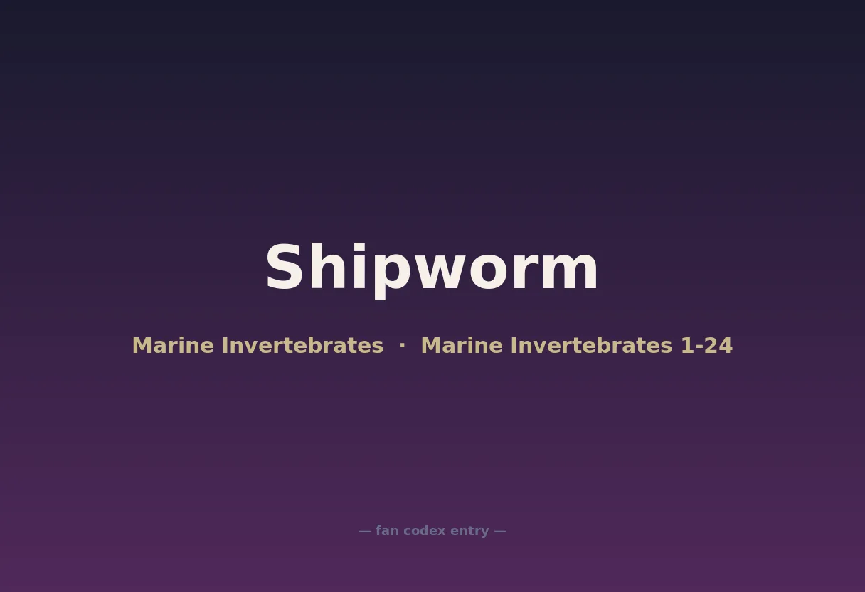 Shipworm